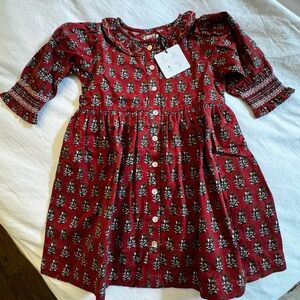 Lali Kids Indian Block Print Dress NWT